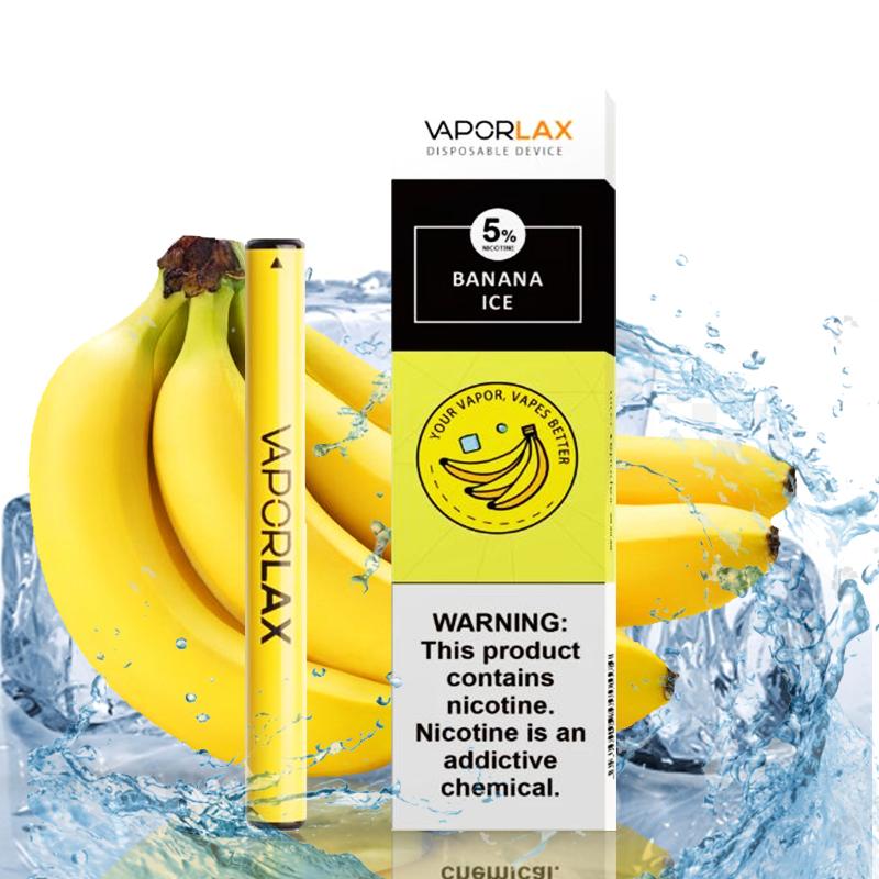 Pod 1 lần Vaporlax Nano giá rẻ 70k banana ice vị chuối lạnh - Thuốc Lá Xanh