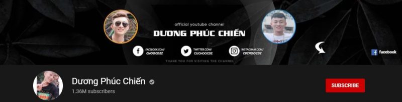 Channel youtube Dương Phúc Chiến - Thuốc Lá Xanh