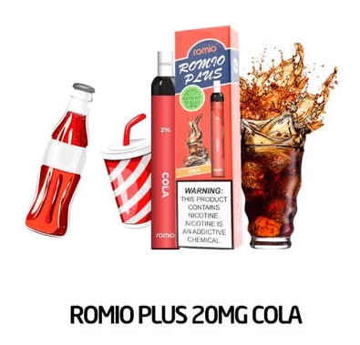 Pod 1 lần Romio Plus Cola vị cocacola- Thuốc Lá Xanh