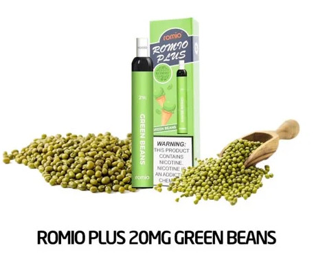 Pod 1 lần Romio Plus Green Bean vị đậu xanh- Thuốc Lá Xanh