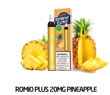 Pod 1 lần Romio Plus pineapple vị dứa - Thuốc Lá Xanh